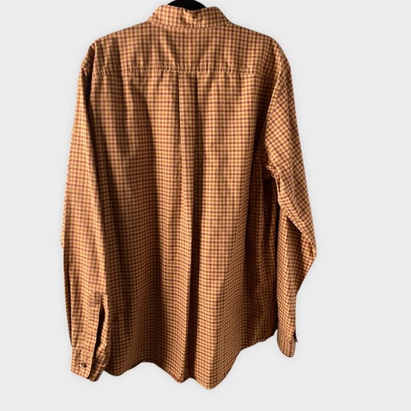 Eddie Bauer men’s relaxed fit plaid long sleeve button down shirt size large - Picture 2 of 4